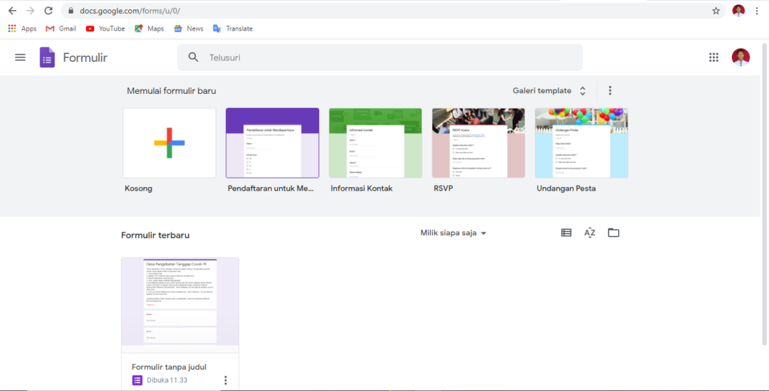 Cara Membuat Google Form Wajib Diisi