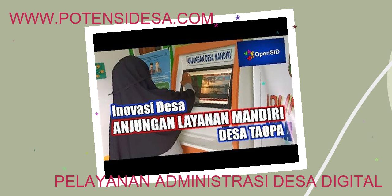 pelayanan administrasi desa berbasis digital
