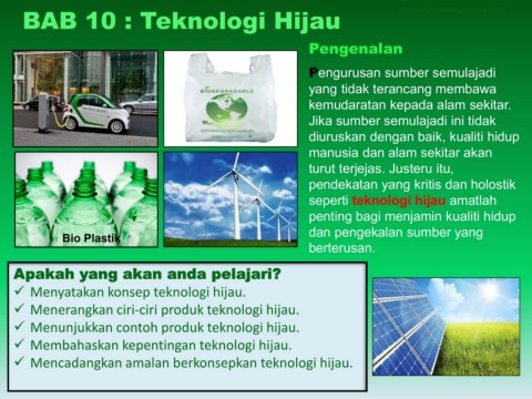 Menggunakan Teknologi Terbarukan untuk Pengembangan Situs Berbasis Teknologi Hijau