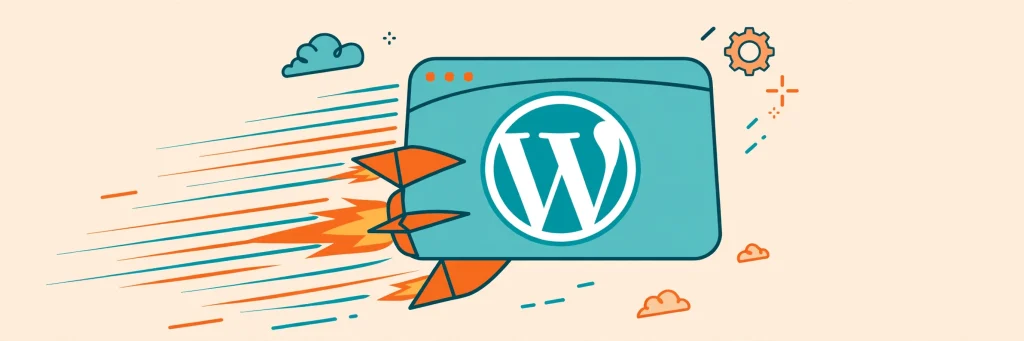 Ilustrasi situs WordPress melesat cepat dengan bantuan plugin W3 Total Cache