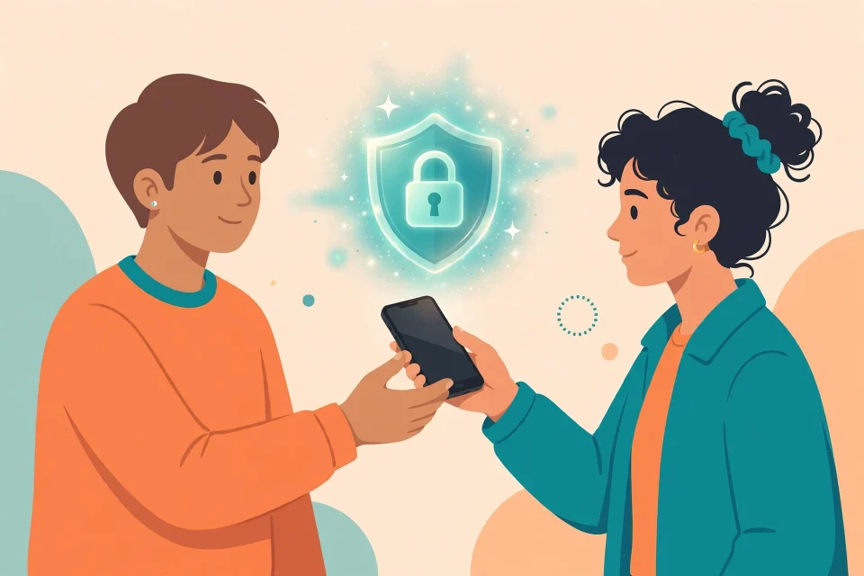 Ilustrasi keamanan data sebelum menjual smartphone bekas
