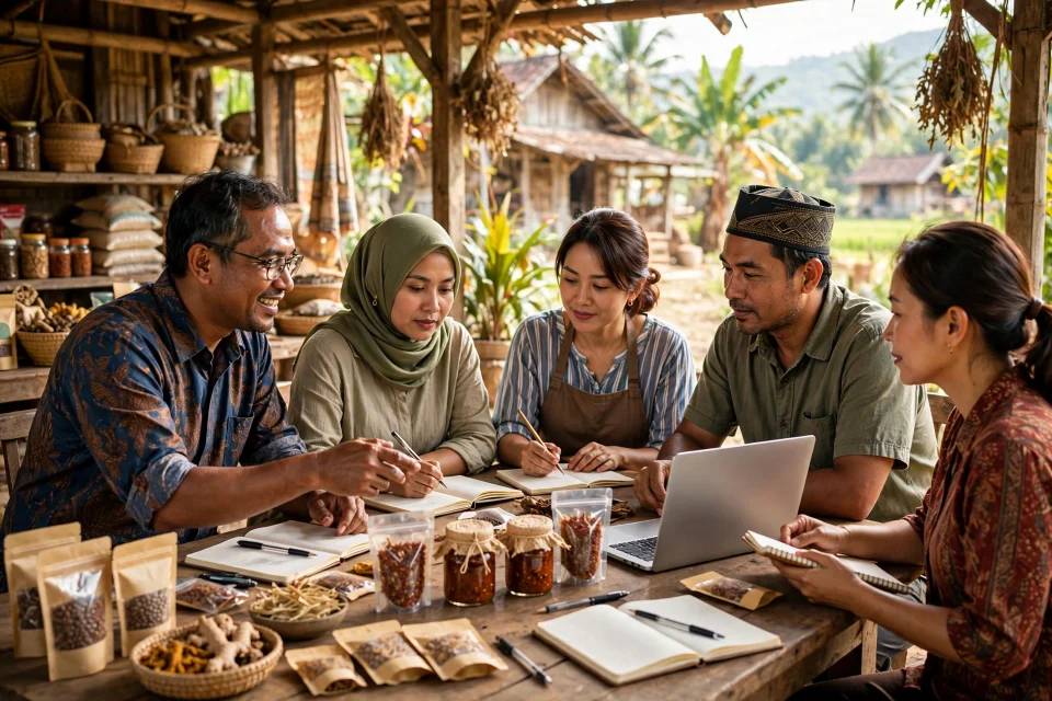 Pelatihan pelaku UMKM desa