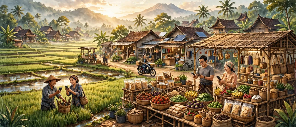 Ekonomi desa yang tangguh dan mandiri dengan teknologi TIK