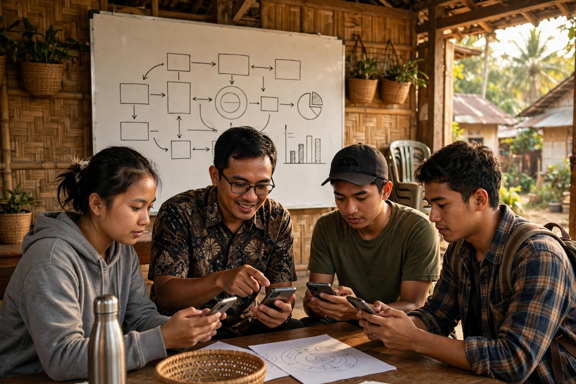 Pelatihan digital untuk pelaku usaha desa di balai desa