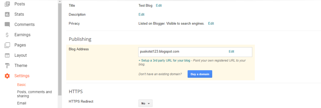 Setting Domain Blogspot Melalui cPanel