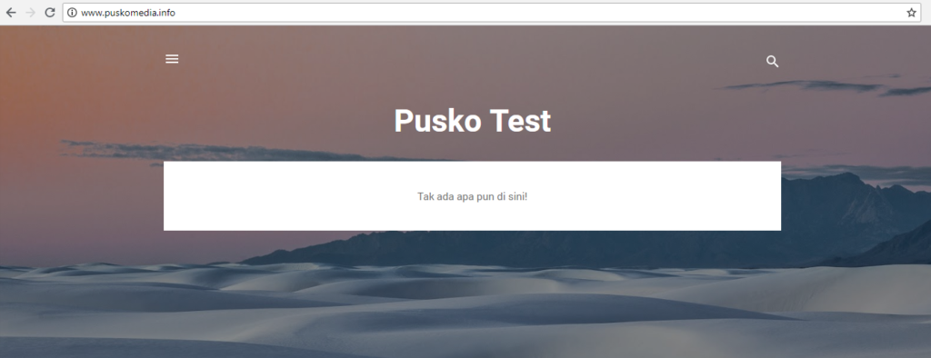 Setting Domain Blogspot Melalui cPanel