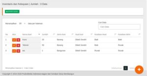 tutorial input inventaris desa online
